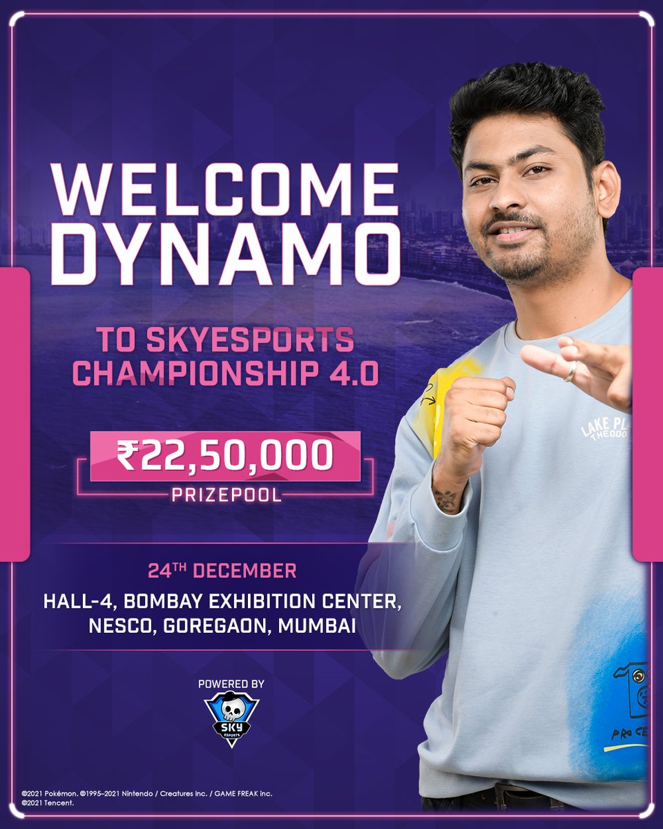 Welcome @Aadii_Sawant 👑to Skyesports Championship 4.0. AMD Skyesports Championship 4.0! Gates open at 11 AM! 🗓 24-12-2022 📍Hall #4, Bombay Exhibition Center, Nesco, Goregaon - #Mumbai ✅ Open to all. #freeentry #skyesports #Mumbai