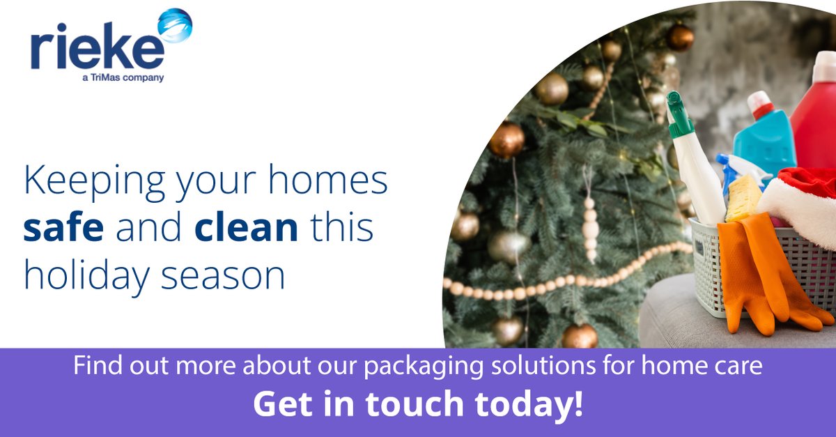 As families and friends begin to gather for the holidays, preparations to keep homes clean and people healthy are underway. From specialty #caps and #closures to #dispensers, sprayers and more, our #packagingsolutions deliver style, control and convenience for consumers at home.