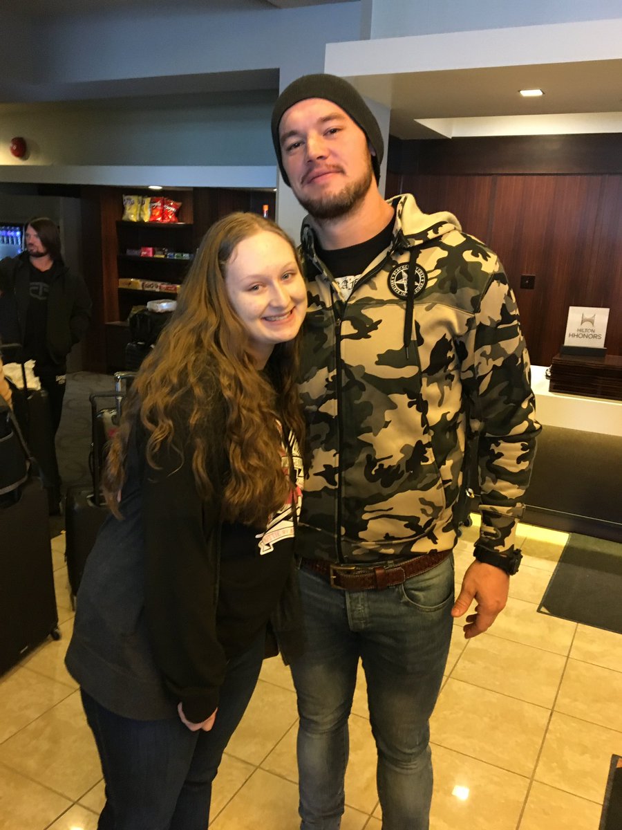 haleybynature's tweet photo. #throwbacthursday @BaronCorbinWWE and I back in February 2017! #fanforlife https://t.co/NKL6ToO9fc