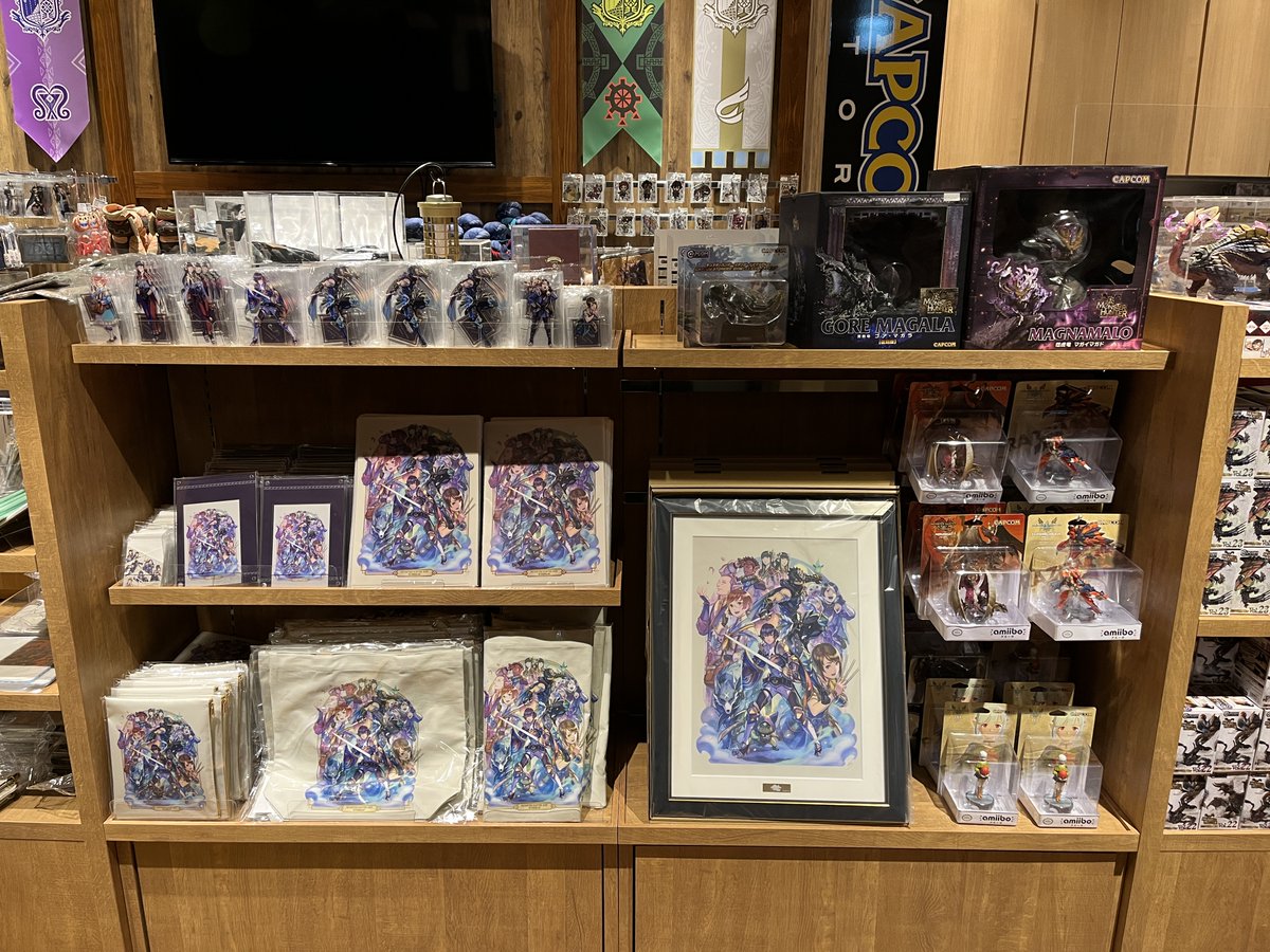 モンハン　ライズ　サンブレイク　ポストカード入りフォトフレーム　塗和也 MHサンブレイク×『塗 和也』コラボ絵グッズ！カプコンストア店頭での