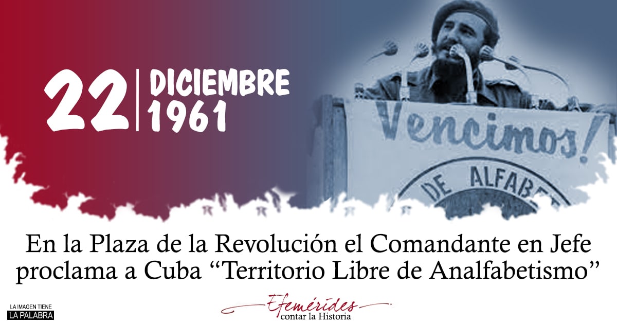 🇨🇺 «Yo quiero que la ley primera de nuestra República sea el culto de los cubanos a la dignidad plena del hombre»   J. Martí

🇨🇺 Te lo prometió #Martí y #Fidel te lo cumplió.

#CubaEduca.