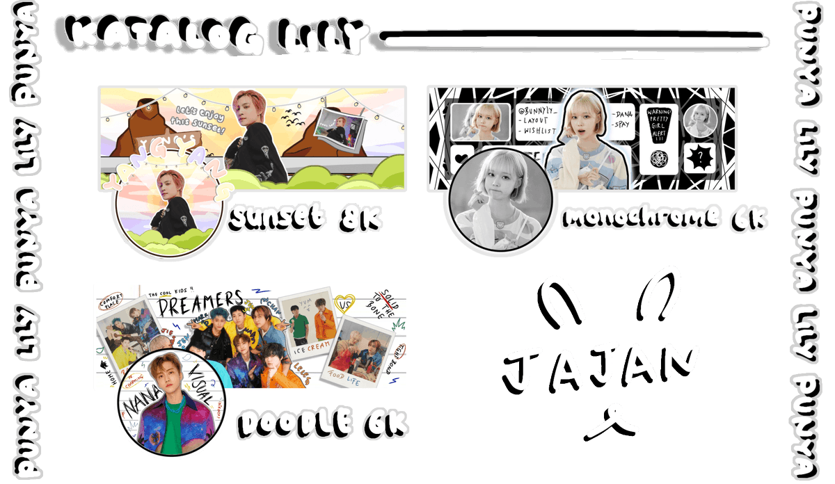 ʚ hello ɞ
Aku ada jual 𝗹𝗮𝘆𝗼𝘂𝘁 made by req nih ‹𝟹 Ada banyak 𝗰𝘂𝘁𝗲 𝗵𝗮𝗻𝗱𝗱𝗿𝗮𝘄𝗻. Payment bisa lewat 𝗱𝗮𝗻𝗮 and 𝘀𝗵𝗼𝗽𝗲𝗲𝗽𝗮𝘆. Details bisa cek di 𝗸𝗮𝘁𝗮𝗹𝗼𝗴 ya, I'll be waiting for you˚ ༘

x.com/Bunnyly_/statu…