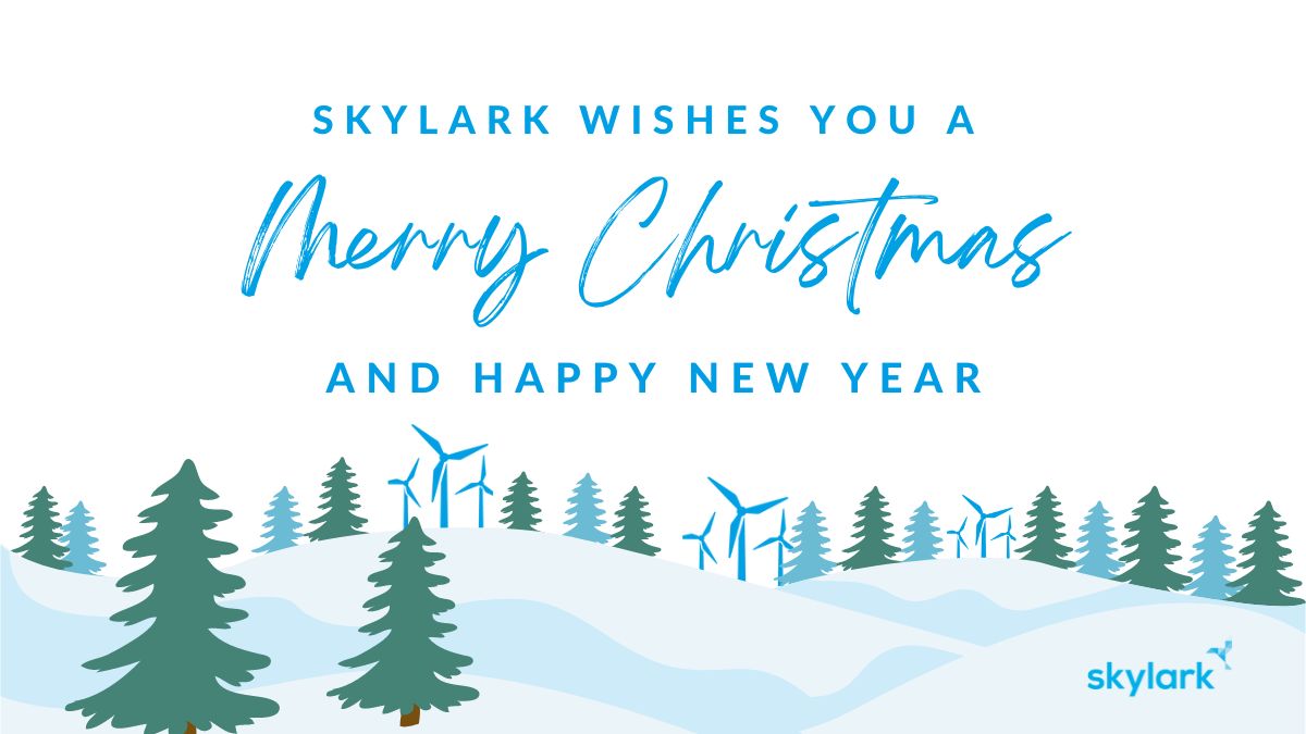 May we wish you all a very Happy Christmas with your family and friends and a prosperous 2023. From all the team here at Skylark. bit.ly/36GYkEL 
#windenergy #windfarms #renewableenergy #renewables