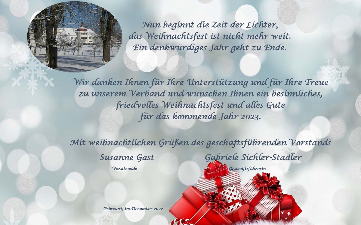 EhemTriesdorfer's tweet photo. Frohe Weihnachten und ein glückliches 2023 https://t.co/9KWSh4iqjC