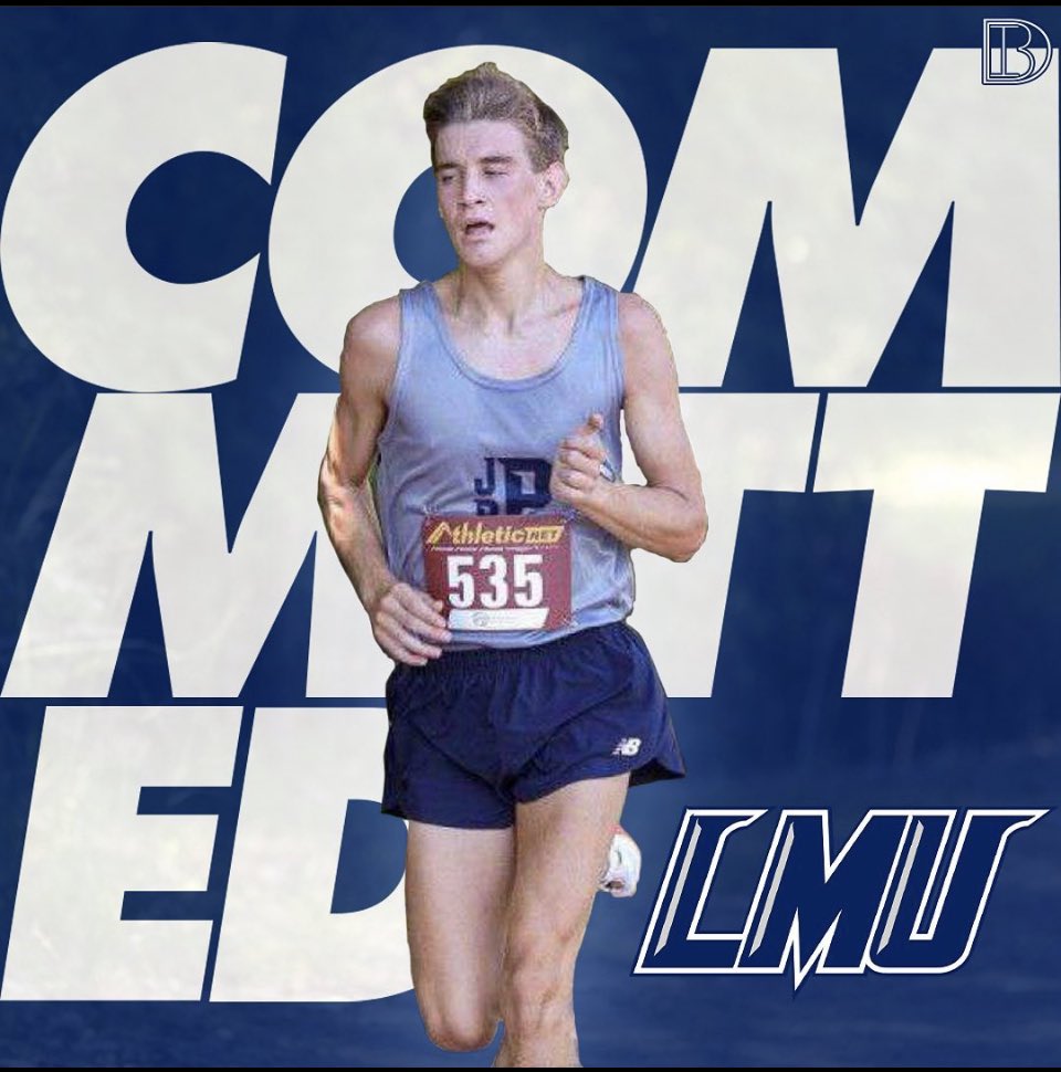 Congrats to Jaxson Branham of JBP for committing to LMU to run cross-country.