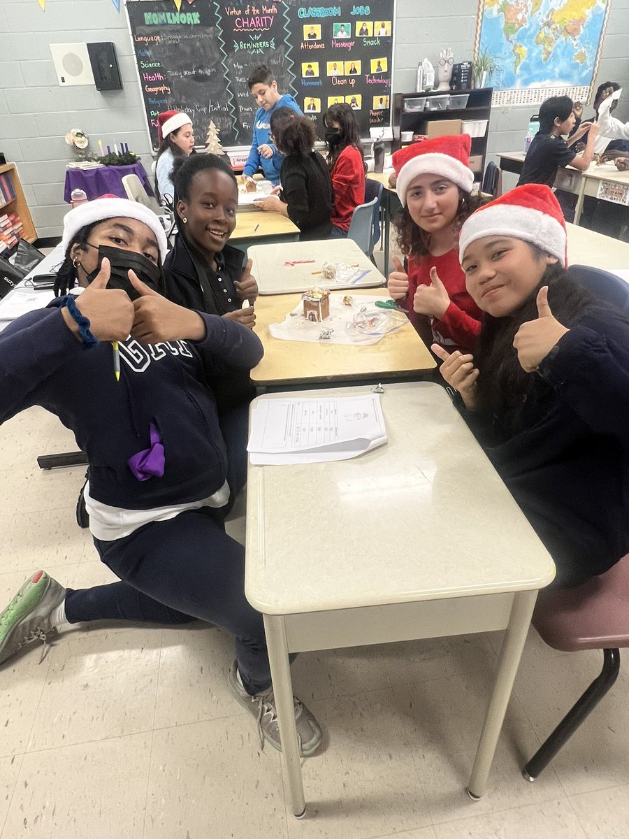 VLalkumar's tweet photo. Grade 7s “got sturdy” as they build, design, and test the strengths of their gingerbread houses! #STEMeducation @SCG_TCDSB @loriana_romano @Harris_Roseann1 https://t.co/zoBWtnVDGD