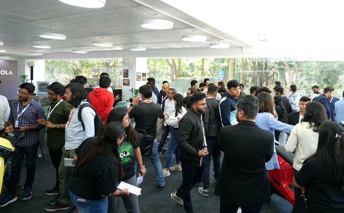 bhash's tweet photo. Did a media event for MoveOS3 today at our Indiranagar experience center. Rolling out to all customers today onwards. https://t.co/rmzpd30xAp