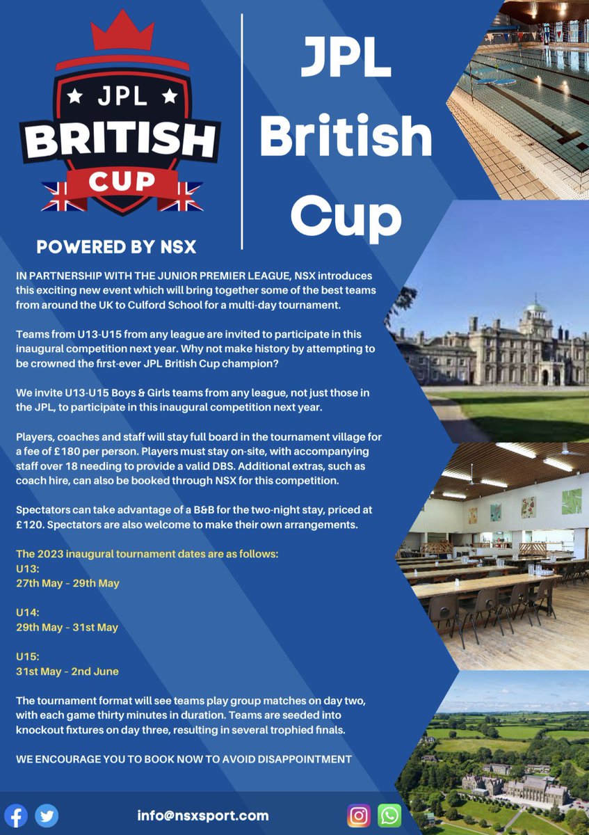 ✨🏆🎁 The perfect EARLY Christmas present is here….!! 🏆🎁✨

We are delighted to announce the JPL British cup partnered with @jpluk 

Sign up now to register your interest! 
✍️ form.jotform.com/223272803304346 

#JPLBritishCup #TeamNSX