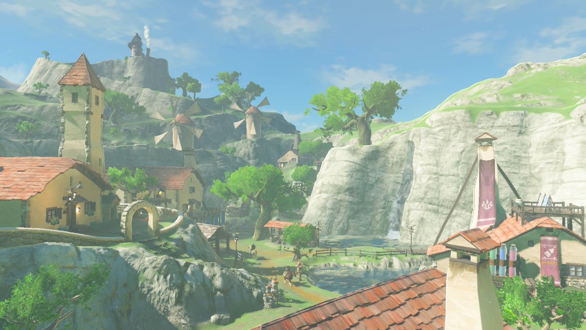 JeanDerome's tweet photo. @cafezelda Personne ne parle de Hateno Village? Sa musique si paisible, son ambiance vivante et accueillante, la maison qu'on peut habiter! TOUT y est pour charmer. 🙌 https://t.co/OP7beTL2SV