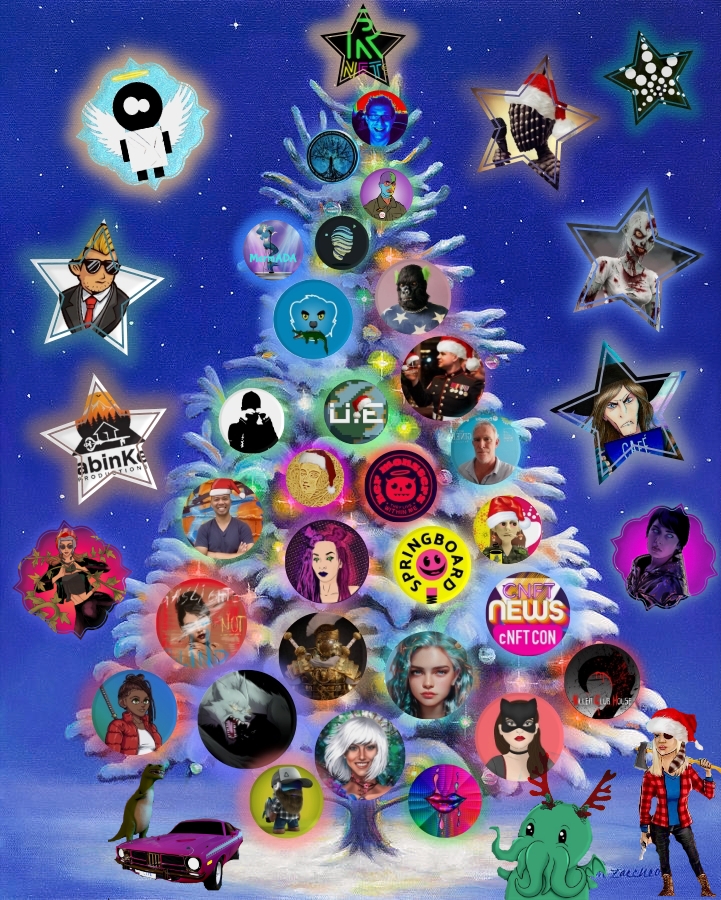 A big ass THANK YOU to our team!
these badasses innovated CARDANO'S tech, heavily supported our marketing or hosted screenings🌟🎄🌟
@SoupnSando <a href="/WhatCryptoDude/">What Crypto Dude 🇬🇧</a> <a href="/cabin_key/">CabinKey🎥</a> <a href="/RetroNfts/">RetroNFTs | CardanoNFTs</a> <a href="/Flawwed1Art/">Flawwed1</a> <a href="/CryptoZombree/">Zombree - The Ape Society</a> <a href="/JPipo86/">Pixel & Pivot Studios</a> @CosmicCutiesNFT <a href="/Barracuda_Movie/">Barracuda The Movie</a> @pionksays @CardanoProxies