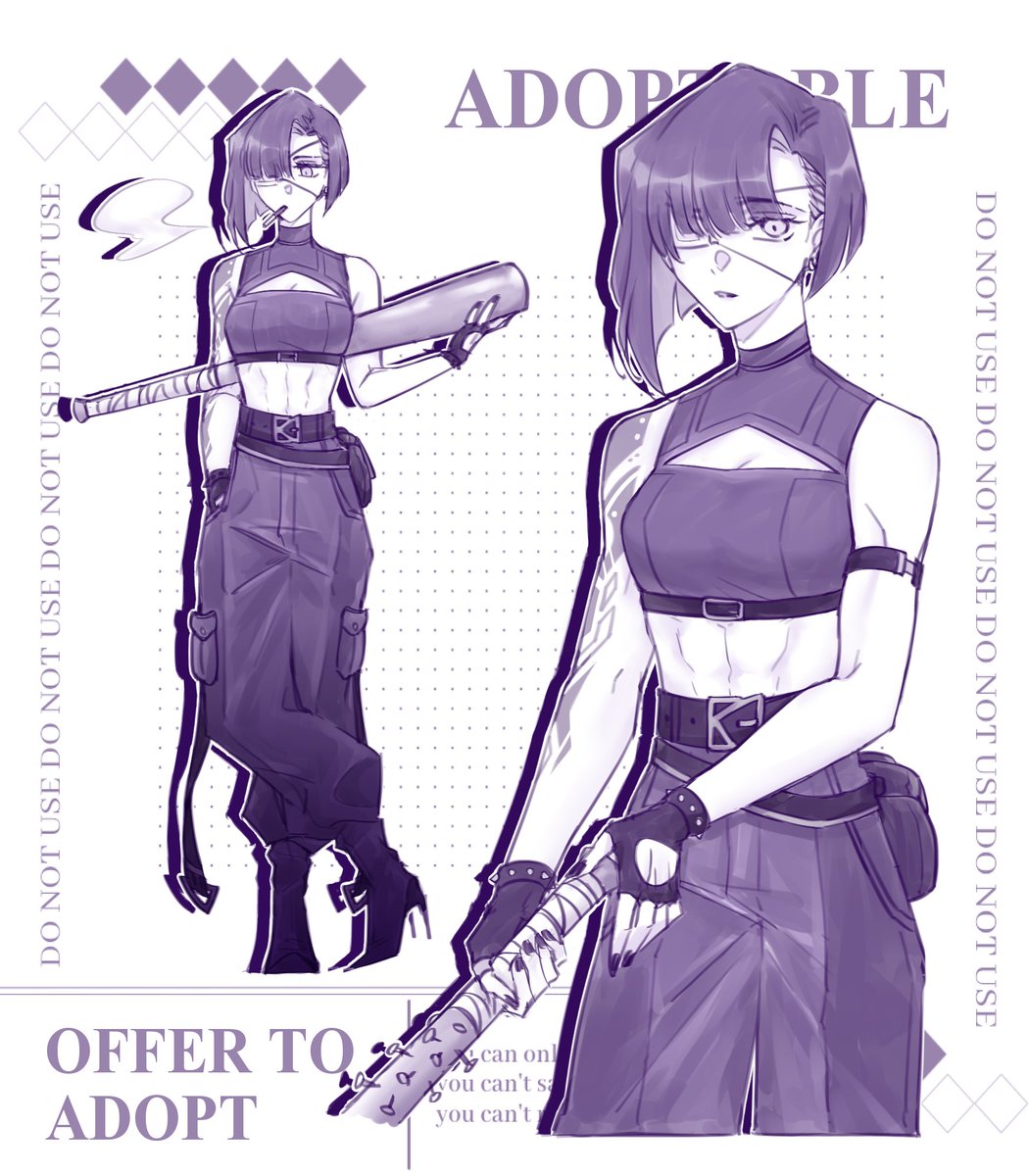 Currently open OTA for this girl on FB 🥺💜 I don't make adopt very often but I'd love to do more if I have ideas

Didn't intend to open it here but you can reply or DM to offer if you're interested 🫶
#adoptables #adopt #offertoadopt #ota 