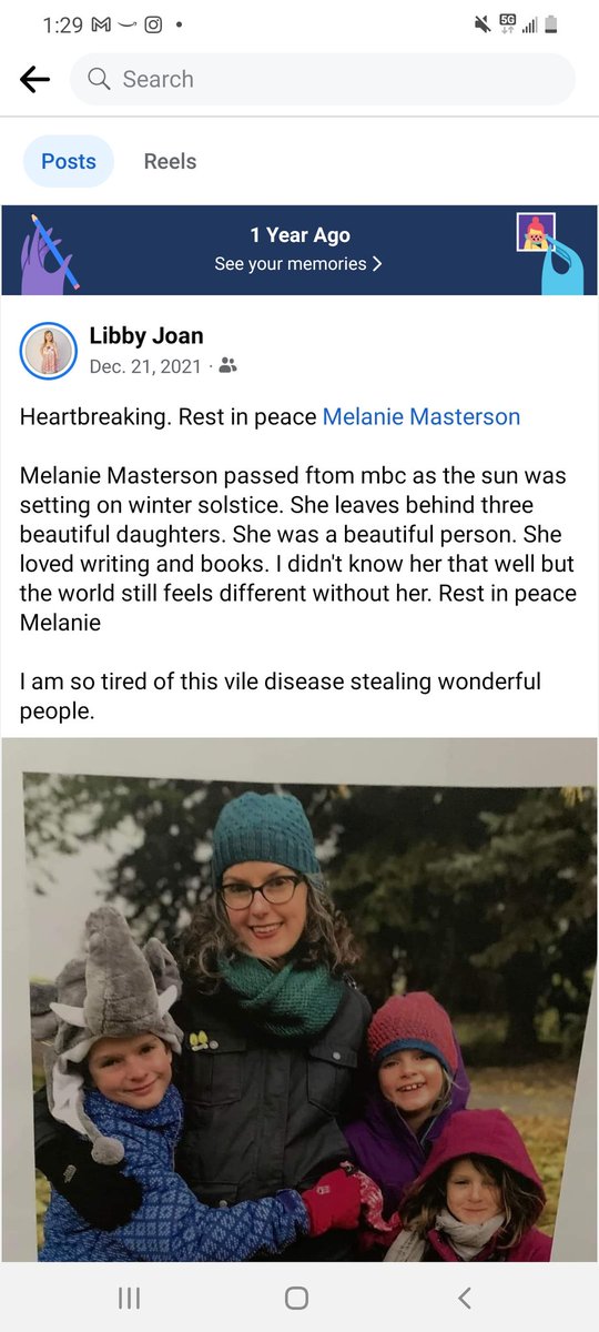 LibbyMbc's tweet photo. 1 year since this amazing woman lost her life to mbc. #toomanytooyoung #metastaticbreastcancer #fumbc https://t.co/kcQ6AnxwAK