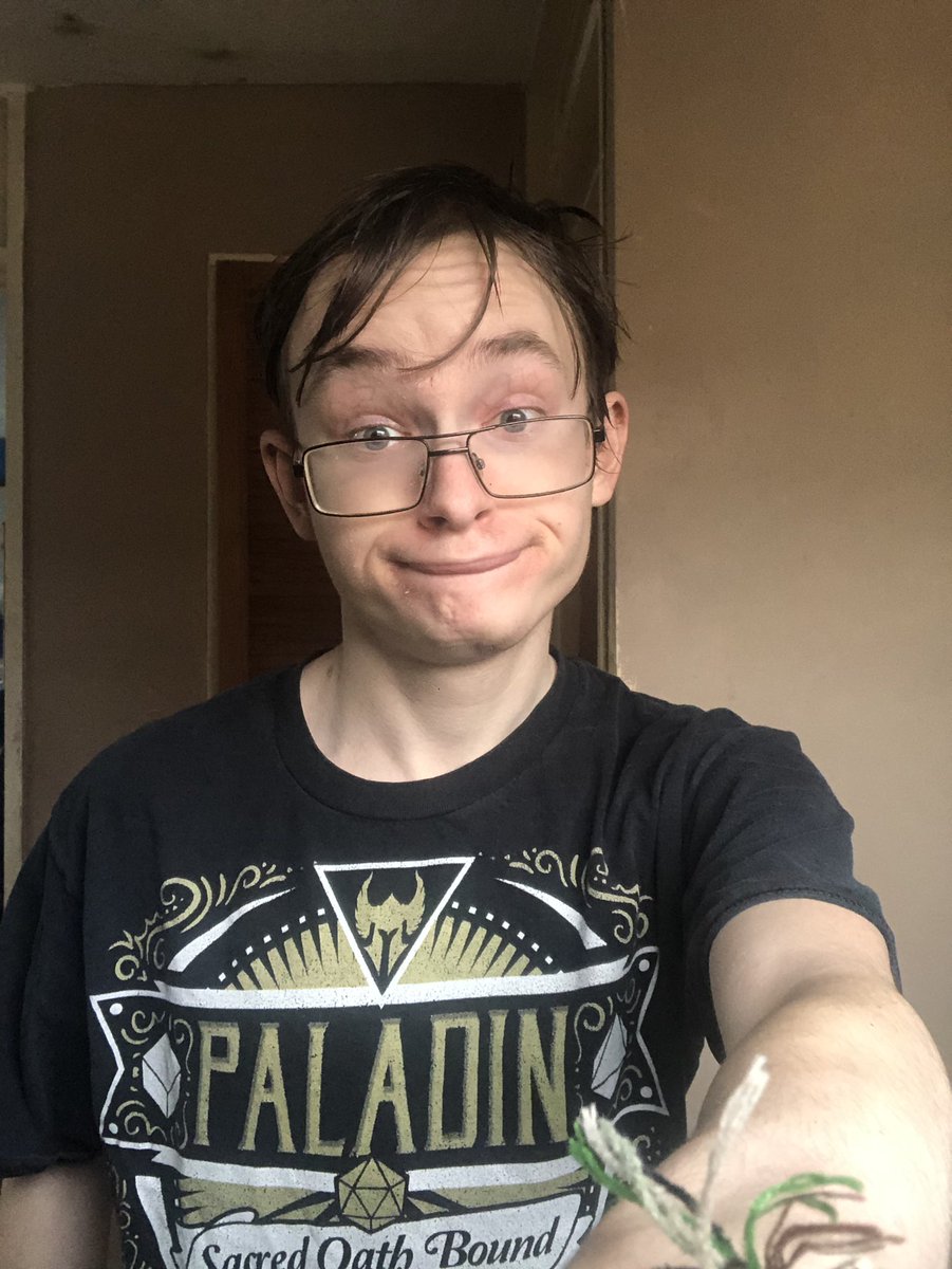 I’m in a Paladin mood today so wearing my paladin T-shirt