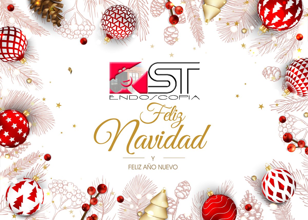STEndoscopia's tweet photo. Toda la familia que componemos @STEndoscopia deseamos a nuestros clientes, proveedores y seguidores una Feliz Navidad y un Próspero Año 2023.
#STEndoscopia @SonoscapeGlobal @STERISEndoscopy @CapsoVision @Soluscope @InterscopeMed #MicroTech #Emed #Sumius https://t.co/uRfZK5ORdP