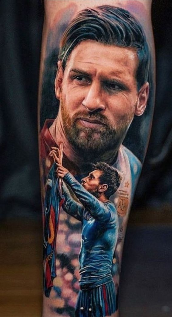 TwitForTatts's tweet photo. Some #Messi𓃵 tattoos are better than others, choose your tattoo artist wisely https://t.co/yv4PaeIHSS