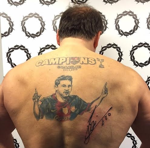 TwitForTatts's tweet photo. Some #Messi𓃵 tattoos are better than others, choose your tattoo artist wisely https://t.co/yv4PaeIHSS