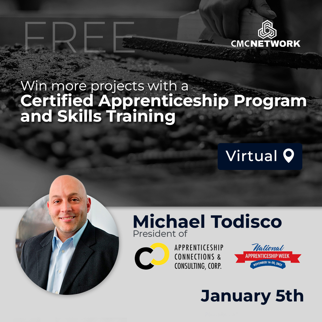 🙌🙌SIGN UP TODAY🙌🙌
to learn more about how Michael can help you create a more competitive, trained and skilled workforce

bit.ly/3PE68MO

#Construction #mwbe  #minority #businessdevelopment #Apprenticeship #CertifiedApprenticeshipProgram #contractor