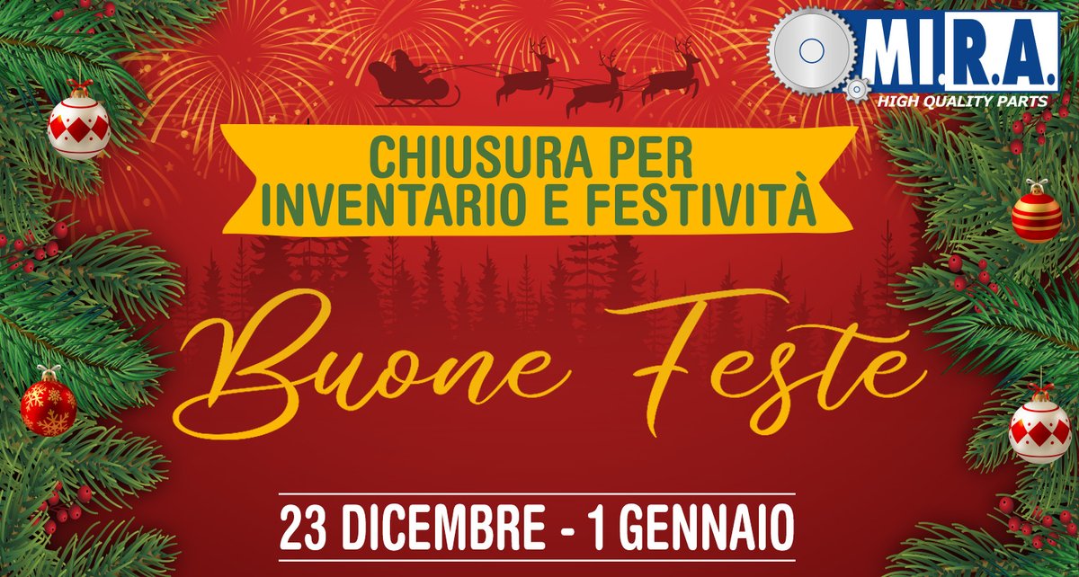 MiraCarParts's tweet photo. ⭐️Con le feste alle porte desideriamo porvi i nostri migliori auguri per l'anno a venire, che possa essere ricco di successo e salute. ⭐️ https://t.co/yyqZ9xITyM