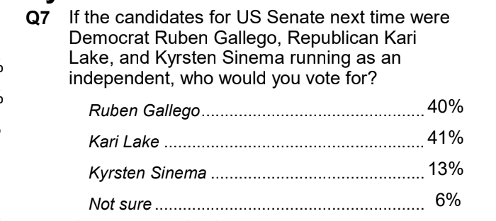 RebeccaKKatz's tweet photo. HOLY MOLY, this @ppppolls out of Arizona is 👀 https://t.co/fAY7kMS1si
