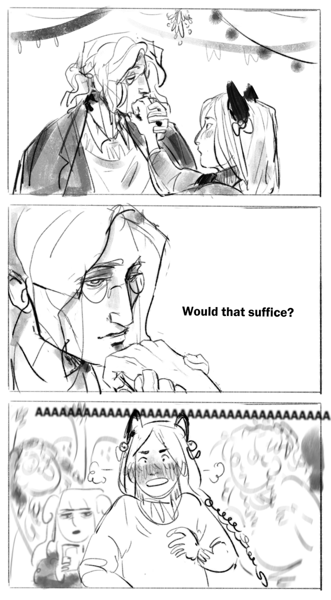 [OC]

happy holidays
when your friends (and adoptive family) really cheer for your romantic life 