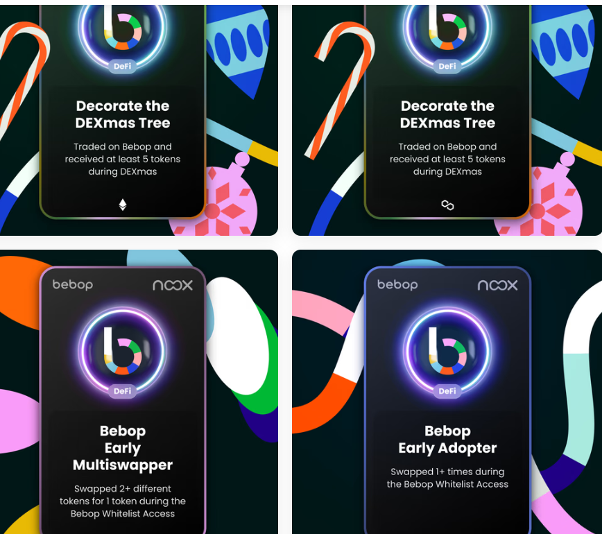 winvestw's tweet photo. My limited edition badges from @bebop_dex π π
#DEXmas #bebop #GalaxyPlatform https://t.co/DN2cbrsZmz