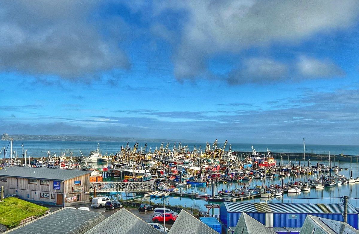 Full harbour for Christmas 🎄 #NewlynHarbour #FishingVillage #FishingBoats #LoveWhereYouLive #HomeAndDry