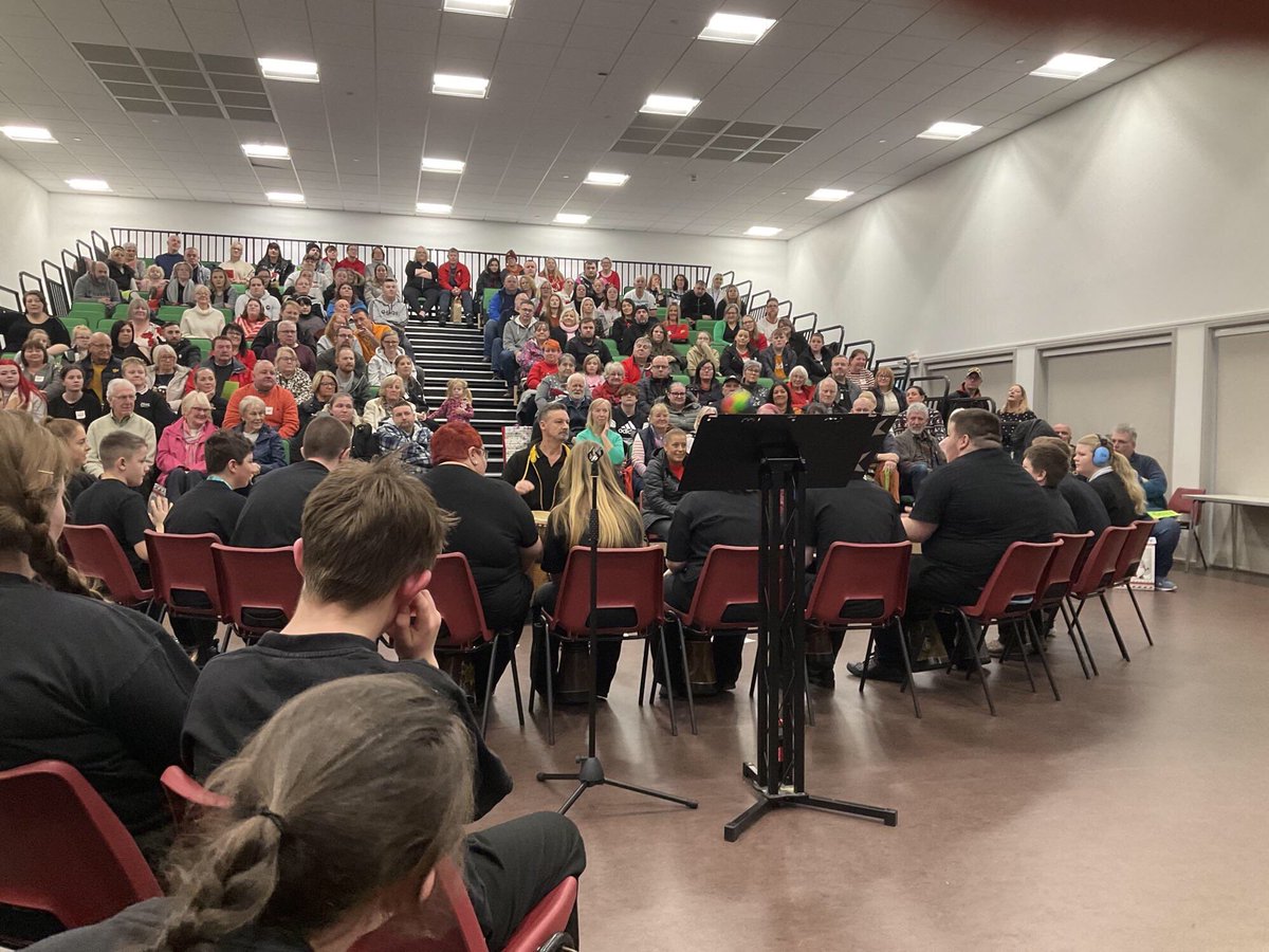 Yesterday was our favourite day of the year so far! We hosted family and friends and put on THE BEST show! Many thanks to all that attended and to @upbeatwales Dave for the support with the drumming performance! We rocked @IslwynHigh to the core! #holidayready #feelingfestive