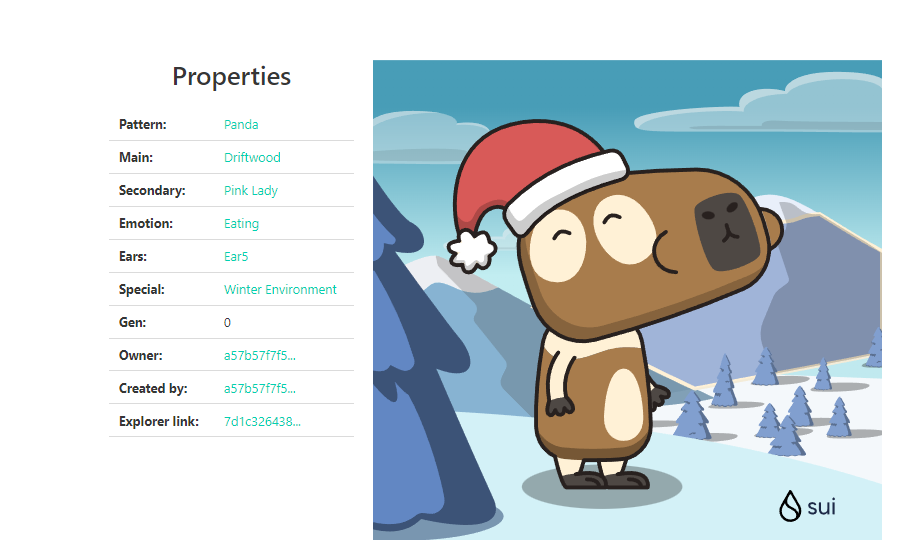 lanxc162's tweet photo. 🎁 I just unboxed my Sui Holiday Capy! ❄️ 
Create your own Capy here:  https://t.co/nKWBrEUXFz #CapyHolidays  gogo https://t.co/fzqpqa6Ymt