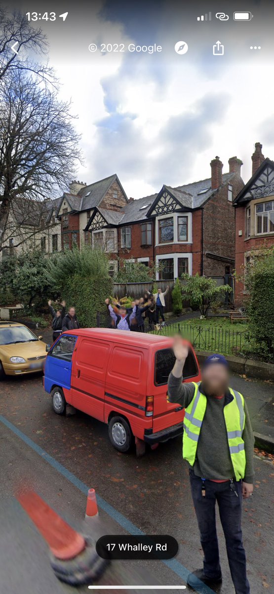 So we were filming Brassic a few weeks ago and a Google car came past, we were all incredibly overexcited. I just checked and we are now on Streetview! 😂