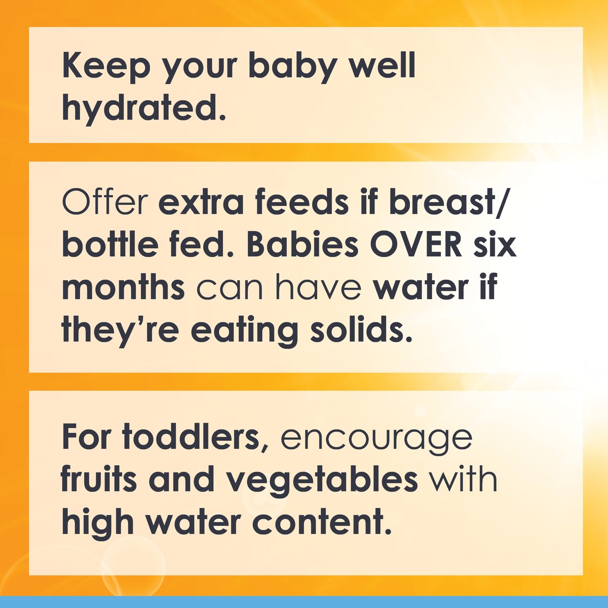 TheKids_AU's tweet photo. Summer often means more time outside, but when you have a toddler or baby it's important to keep them safe &amp; cool. We've compiled some tips based on expert advice from Prof @Desiree_Silva__, Paediatrician (@telethonkids &amp; @uwanews) &amp; Co-Director of the #ORIGINSproject, to help. https://t.co/qO4kVjSLhc