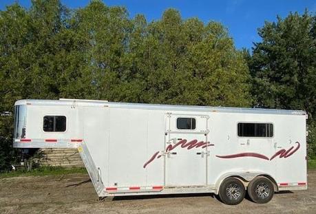 GrantonTrailers's tweet photo. 2007 Exiss Trailer #38115 2+1 Horse Straight Load Gooseneck Dressing Room at https://t.co/mj46NkBiIr
Super flexible trailer with insulated dressing room, heat and hydro, 2 horse straight... more at https://t.co/1KhcVG3nke https://t.co/5BGrVHG6I6