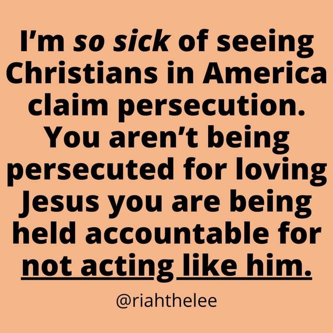 AlexusVeruty's tweet photo. Christianity-no matter what self-professed Christians say-
Doesn't adhere to the words/action of Jesus Christ
HE didn't invade other lands or force people already therein to convert to HIS religion by threat/execution of violence

&amp; Dear "Christians": 
HE wasn't racist or hateful https://t.co/8aB3Etx9nw
