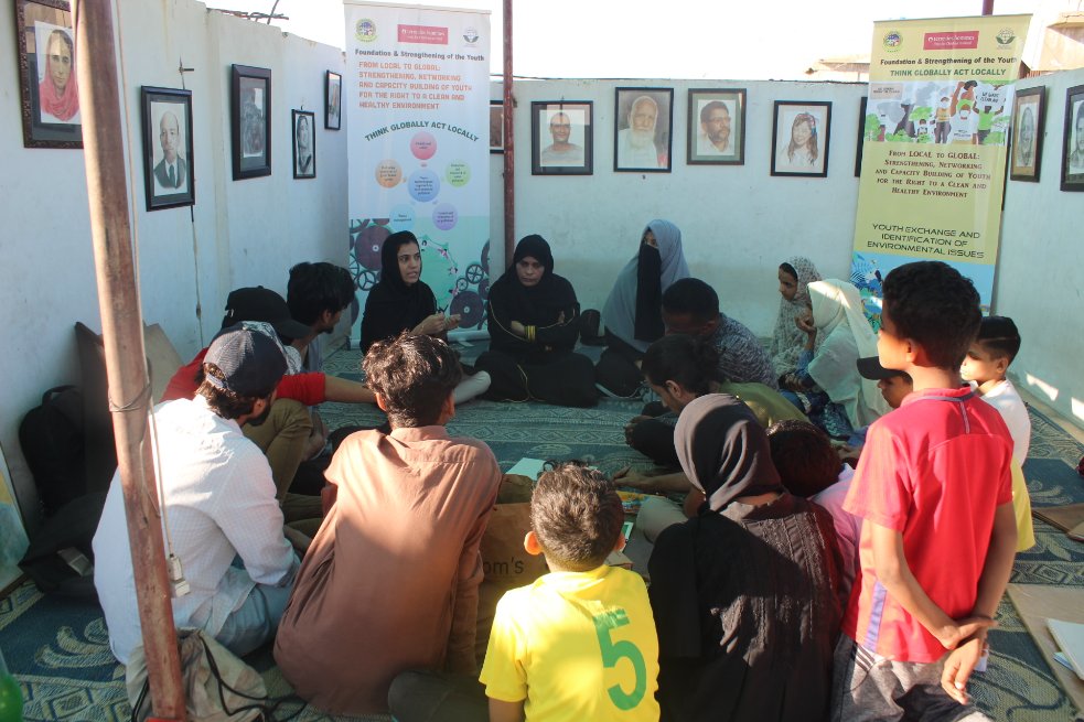 LocaltoGlobalPK's tweet photo. To contribute in the betterment of our planet's health realising ARADO's responsibility as a social organisation, @local_to__global conducted a session on the the topic: "Environment then and now", at Meherwaan Sketching Center.
#climatechange #climateaction #environment #Youth https://t.co/tcb2NwXQIg