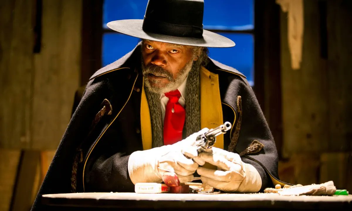 Happy belated #WesternWednesday birthday greetings to the always killer #SamuelLJackson! 

*SPOILERS* Frankly, Major Marquis Warren should have lived at the end of #TheHatefulEight and gone all Lee Van Cleef on them racist outlaws!