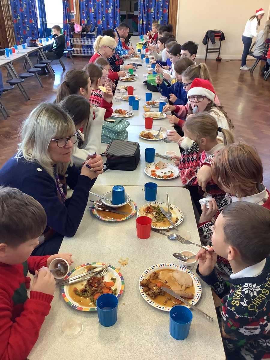 We had a super Christmas dinner day yesterday. Thank you to all the staff in the kitchen for cooking it and to all our middays.