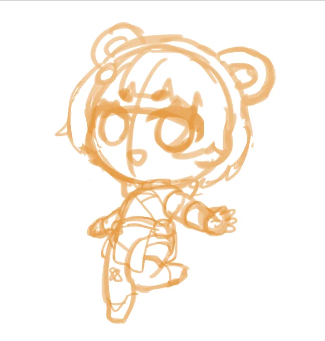 下描きから可愛く描けたやつ3選!いつもこうでありたいね～がんばろう 