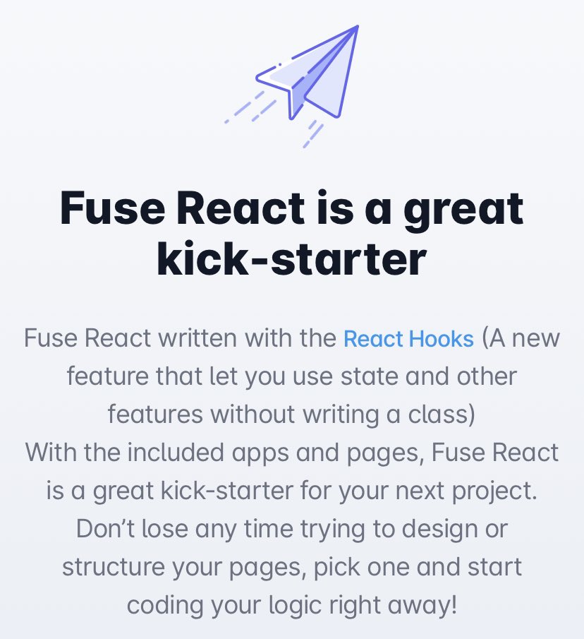 fusetheme's tweet photo. Fuse React

#react #reactjs #reacthooks #admintemplate https://t.co/0gRtsBnrrN