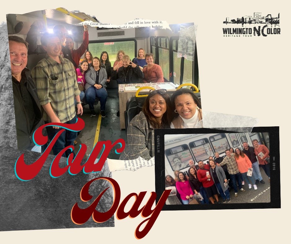 Happy Tour Day! Look at that big smiles. This is during one of our fun and educational tours. 
Thank you, everyone!

If you wish to book a tour, visit our website now!

#past #history #blacklivesmatter #wilimgtoncolor #supporttheport #wilmingtonnc