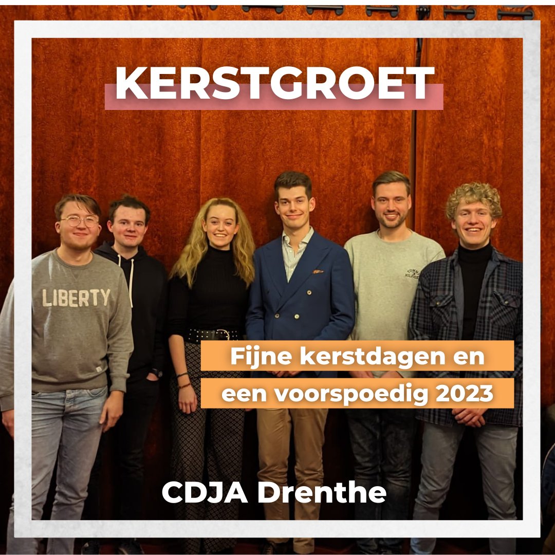 Gisteravond kwam ons bestuur in Emmen bijeen om te spreken over onze plannen in 2023. Wij kijken ernaar uit om jullie weer te zien in 2023 om samen te werken aan een helder christendemocratisch jongerengeluid! Wij wensen iedereen fijne kerstdagen en een voorspoedig 2023!