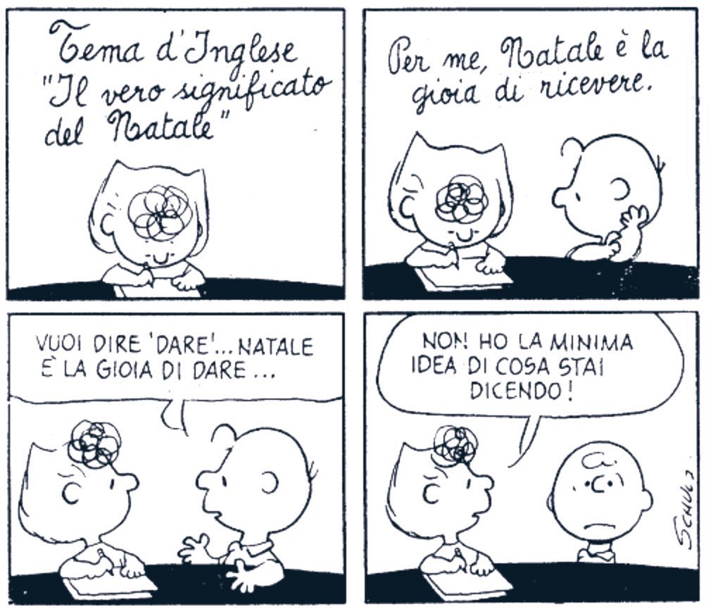 <a href="/CasaLettori/">Casa Lettori</a> <a href="/gori_magnani/">Gori Magnani</a> <a href="/Paolosantagata5/">Paolo</a> <a href="/Mary_friends11/">Marina</a> <a href="/AnnaShi60491189/">Anna Shirley</a> <a href="/SandyLombardia/">Sandy ⭐️⭐️🖤💙</a> Grazie cara Maria Anna per la passione che condividi con noi💝#LaPoeticaDelNatale🎄Un sorriso con i Peanuts.
“Il vero significato del Natale” secondo Sally.
#CasaLettori 🏡📚