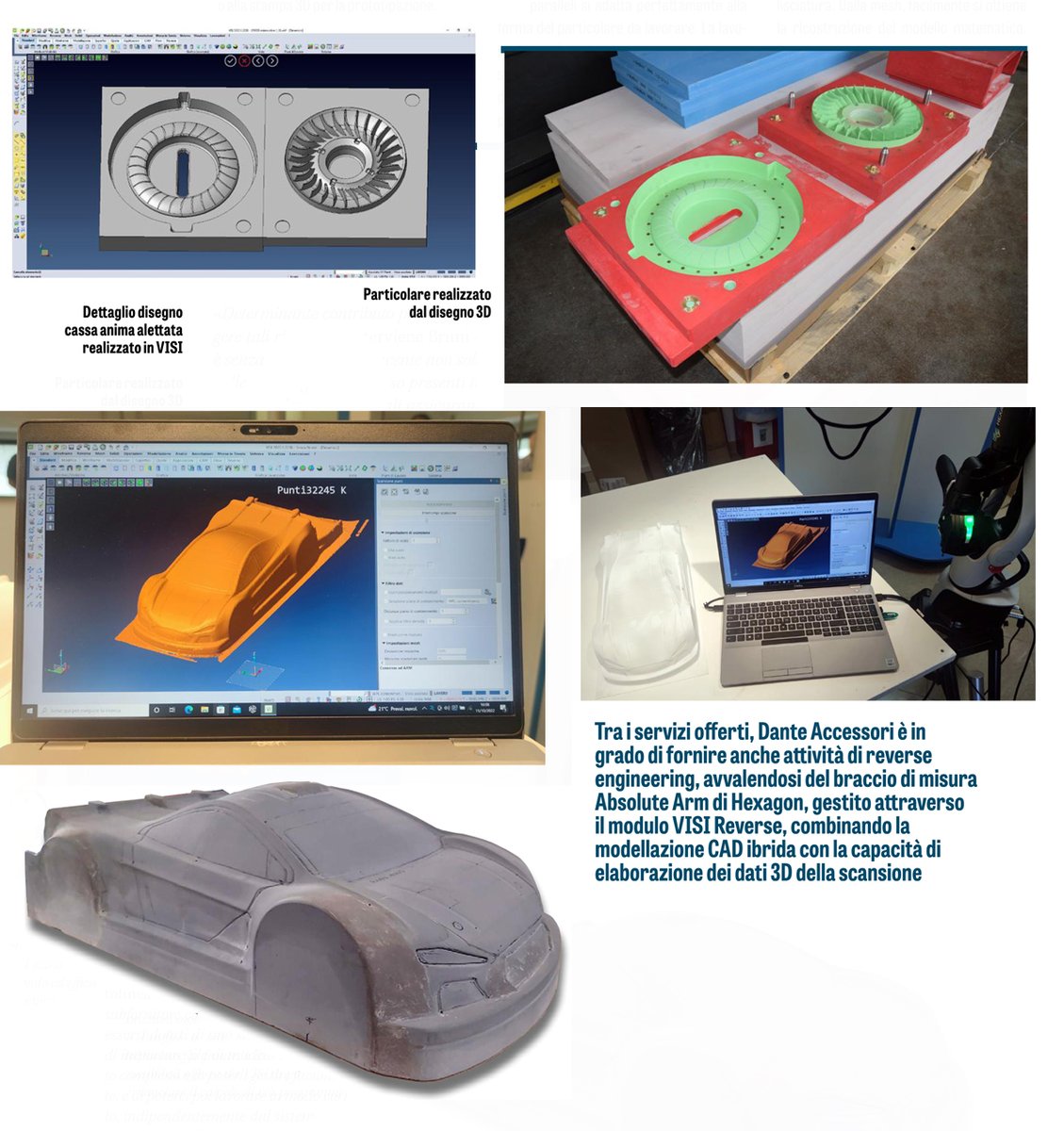 VeroSolutionsrl's tweet photo. STAMPI 12 '22
MODELLISTA NELLA FORMA, STAMPISTA NELLA SOSTANZA
Dante Accessori garantisce livelli di qualità e finitura degli stampi con le soluzioni software VISI e il braccio di misura di Hexagon, commercializzate in Toscana e Umbria da Syscam.
https://t.co/Z7J0dctGvX https://t.co/vOee8DMLnt