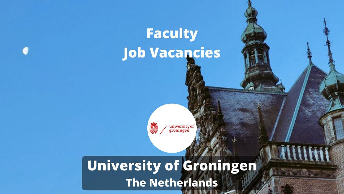 nviewscareer's tweet image. nviewscareer.com/faculty/nether…
10+ Assistant Professor Job openings available at 
@Univgroningen University of Groningen, Netherlands

#nviewscareer #Facultyjobs #AsstProfessor #assistantprofessorjobs #faculty #academicjobs #Groningen #Netherlands #Netherlandsjobs