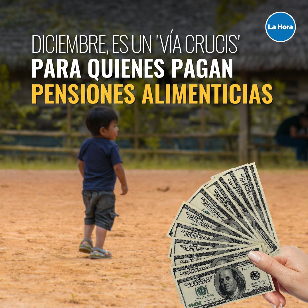 lahoraecuador's tweet photo. La doble pensión alimenticia es una realidad en diciembre y septiembre. Si menos de 3 de cada 10 trabajadores reciben décimos, el régimen es incoherente con la realidad del país.👪 Lasso ofreció quitar sanción de prisión. 👉https://t.co/soYhWIBspg https://t.co/sVOrdrNFZb