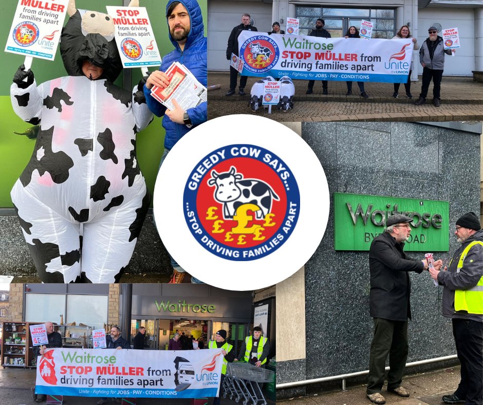 STOP_MULLER's tweet image. In #Glasgow, #Bracknell &amp;amp; #Harrogate the #Greedycow has one thing to say to #Müller: Stop driving families apart this holiday season! 

All we want for #Christmas is for @MullerRice to moooooo-ve! 🐮🎁

@waitrose 
@_DeclanRice 
#RiceRiceBaby
#Christmastime