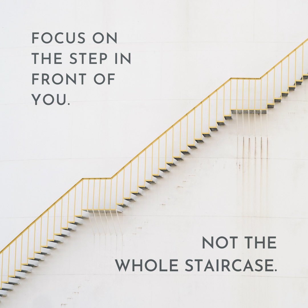 ErickaTheAgent's tweet photo. Happy Thoughtful Thursday ❤️

Don't get intimidated by the challenge in front of you, take things one step at a time and soon you'll find yourself at the top of the staircase. #putinthework

You never know what a person’s “staircase” is 🙏🏾❤️ Be Gracious
#onestepatatime https://t.co/XRL5mEkfwa