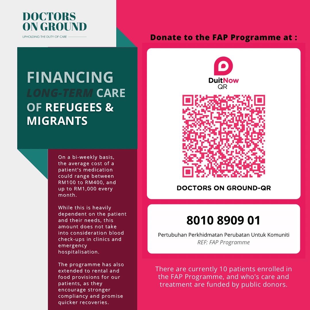 dngmalaysia's tweet photo. Our FAP - Fund a Patient Programme is DnG’s longstanding and most essential programme in maintaining our patients long-term care towards their medications and treatment necessary to help their ailments. https://t.co/5BbZ5ETtcM