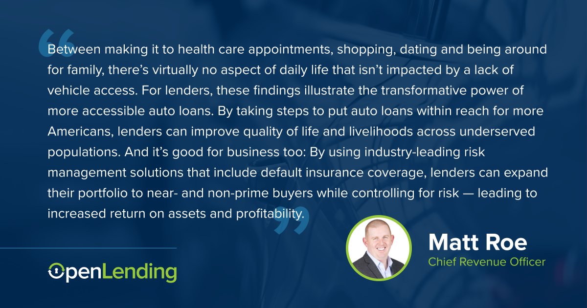 Expanding your customer base starts with expanding #loan opportunities to all borrowers. We’ve compiled the data to showcase just how #lenders can play a key role in empowering #vehicleaccess, while building customer loyalty. Review the data here: fal.cn/3uDaH