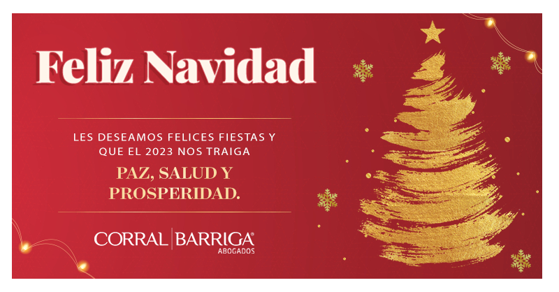 Se acerca un nuevo año de parte de todos los que conformamos Corral Barriga te deseamos una muy feliz navidad y un 2023 lleno de éxitos. 
¡Felices fiestas!🥂

#Corral #feliznavidad #2023