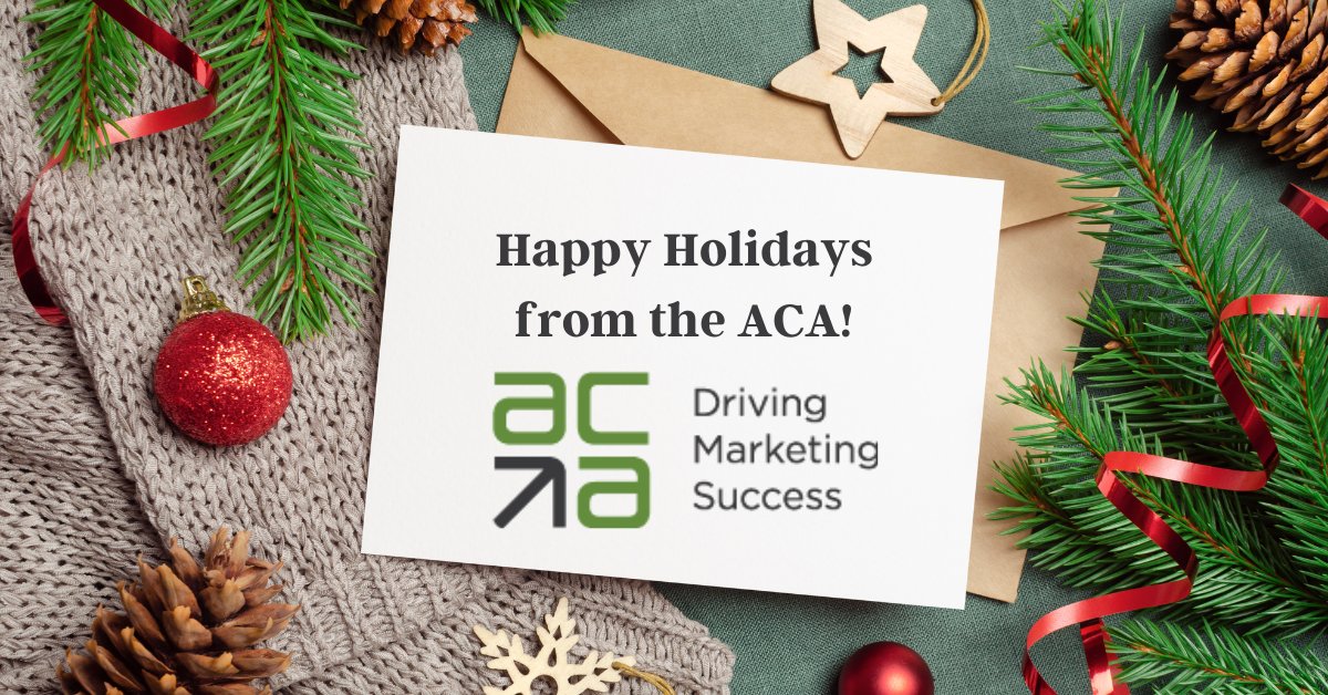 Happy Holidays from the ACA!