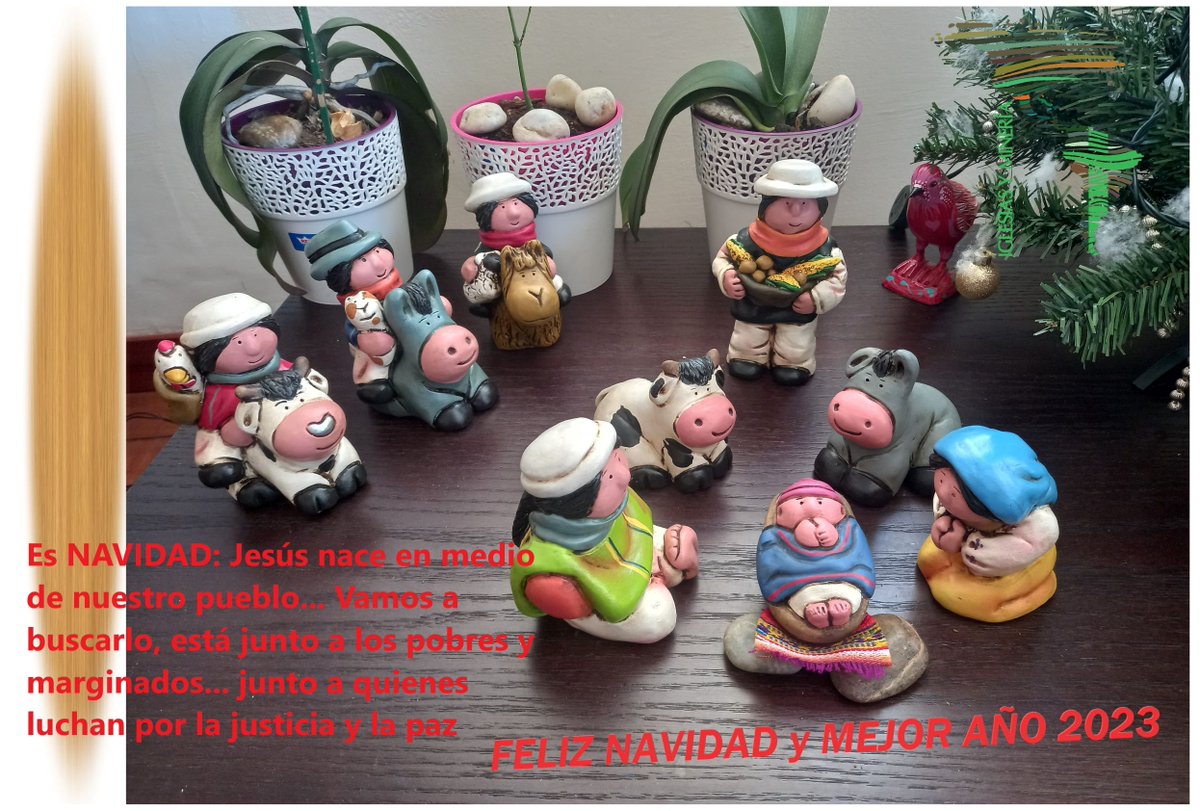 Abrazos en estas fiestas de Navidad y año nuevo. Jesús nace en medio de su pueblo, junto a los pobres y junto a quienes luchan por Justicia y Paz